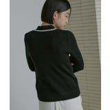 ボタンデザインカーデレイヤードニット | RUIRUE BOUTIQUE | 詳細画像3