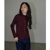 ボタンデザインカーデレイヤードニット | RUIRUE BOUTIQUE | 詳細画像7