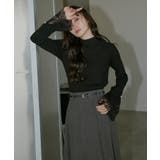 レーススリットスリーブリブニット | RUIRUE BOUTIQUE | 詳細画像7