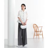 【洗える/2set】タックギャザーシャツ/綺麗シルエット・ワイドパンツ | RUIRUE BOUTIQUE | 詳細画像17