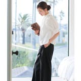 【洗える/2set】タックギャザーシャツ/綺麗シルエット・ワイドパンツ | RUIRUE BOUTIQUE | 詳細画像4