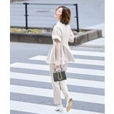 【洗える/2set】ドルマンペプラムシャツ/綺麗シルエット・テーパードパンツ | RUIRUE BOUTIQUE | 詳細画像12 