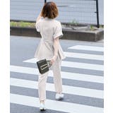 【洗える/2set】ドルマンペプラムシャツ/綺麗シルエット・テーパードパンツ | RUIRUE BOUTIQUE | 詳細画像15 
