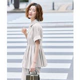 【洗える/2set】ドルマンペプラムシャツ/綺麗シルエット・テーパードパンツ | RUIRUE BOUTIQUE | 詳細画像16 