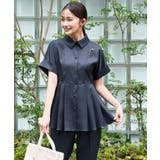 【洗える/2set】ドルマンペプラムシャツ/綺麗シルエット・テーパードパンツ | RUIRUE BOUTIQUE | 詳細画像6 