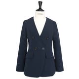 バッククロスケープダブルブレストジャケット＆ストレートパンツスーツ | RUIRUE BOUTIQUE | 詳細画像18 