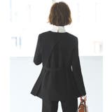 バッククロスケープダブルブレストジャケット＆ストレートパンツスーツ | RUIRUE BOUTIQUE | 詳細画像6 