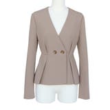 タックペプラムノーカラージャケット＆ワンタックパンツスーツ | RUIRUE BOUTIQUE | 詳細画像13 