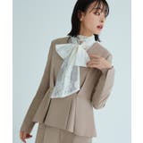 タックペプラムノーカラージャケット＆ワンタックパンツスーツ | RUIRUE BOUTIQUE | 詳細画像5 