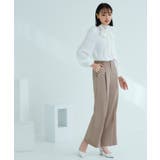 タックペプラムノーカラージャケット＆ワンタックパンツスーツ | RUIRUE BOUTIQUE | 詳細画像6 