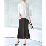 ボリュームスリーブボウタイブラウス&マーメイドスカートセットアップ | RUIRUE BOUTIQUE | 詳細画像10