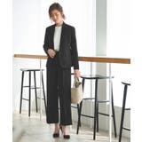 Bセット/ブラック(3BL) | 選べる4タイプ洗えるベーシックビジネススーツパンツセット | RUIRUE BOUTIQUE