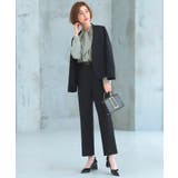 Dセット/ブラック(4BL) | 選べる4タイプ洗えるベーシックビジネススーツパンツセット | RUIRUE BOUTIQUE