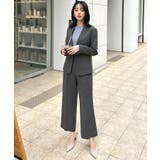 Dセット/ダークグレー(4DGY) | 選べる4タイプ洗えるベーシックビジネススーツパンツセット | RUIRUE BOUTIQUE