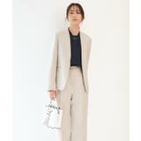 Dセット/ライトグレージュ(4WH) | 選べる4タイプ洗えるベーシックビジネススーツパンツセット | RUIRUE BOUTIQUE