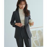 Dセット/ダークグレー(2DGY) | 選べる6タイプ洗えるスタイリッシュビジネススーツパンツセット | RUIRUE BOUTIQUE