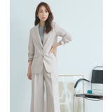 Bセット/ライトグレージュ(3WH) | 選べる6タイプ洗えるスタイリッシュビジネススーツパンツセット | RUIRUE BOUTIQUE