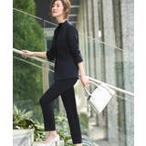 Fセット/ダークネイビー(6NE) | 選べる6タイプ洗えるスタイリッシュビジネススーツパンツセット | RUIRUE BOUTIQUE