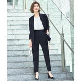 Aセット/ダークネイビー(NE) | 選べる6タイプ洗えるスタイリッシュビジネススーツパンツセット | RUIRUE BOUTIQUE