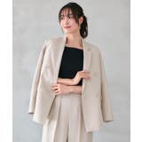 洗えるマニッシュスーツワイドパンツセット | RUIRUE BOUTIQUE | 詳細画像11