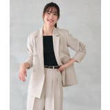 洗えるマニッシュスーツワイドパンツセット | RUIRUE BOUTIQUE | 詳細画像12