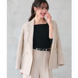 洗えるマニッシュスーツワイドパンツセット | RUIRUE BOUTIQUE | 詳細画像14