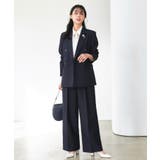 洗えるマニッシュスーツワイドパンツセット | RUIRUE BOUTIQUE | 詳細画像23