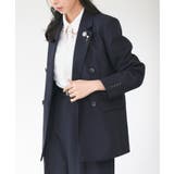 洗えるマニッシュスーツワイドパンツセット | RUIRUE BOUTIQUE | 詳細画像24