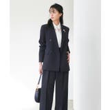 洗えるマニッシュスーツワイドパンツセット | RUIRUE BOUTIQUE | 詳細画像25