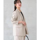 洗えるマニッシュスーツワイドパンツセット | RUIRUE BOUTIQUE | 詳細画像9