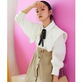 ビッグカラードッキングマーメイドシルエットワンピース | RUIRUE BOUTIQUE | 詳細画像11