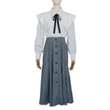 ビッグカラードッキングマーメイドシルエットワンピース | RUIRUE BOUTIQUE | 詳細画像16