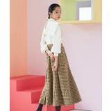 ビッグカラードッキングマーメイドシルエットワンピース | RUIRUE BOUTIQUE | 詳細画像3