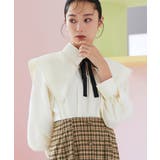 ビッグカラードッキングマーメイドシルエットワンピース | RUIRUE BOUTIQUE | 詳細画像4