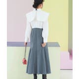 ビッグカラードッキングマーメイドシルエットワンピース | RUIRUE BOUTIQUE | 詳細画像9