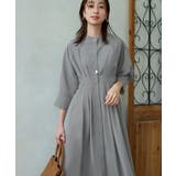 ウエストタック・バンドカラーロングワンピース | RUIRUE BOUTIQUE | 詳細画像9