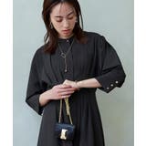 ウエストタック・バンドカラーロングワンピース | RUIRUE BOUTIQUE | 詳細画像15