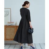 ウエストタック・バンドカラーロングワンピース | RUIRUE BOUTIQUE | 詳細画像16