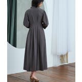 ウエストタック・バンドカラーロングワンピース | RUIRUE BOUTIQUE | 詳細画像2