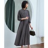 ウエストタック・バンドカラーロングワンピース | RUIRUE BOUTIQUE | 詳細画像7