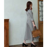 ウエストタック・バンドカラーロングワンピース | RUIRUE BOUTIQUE | 詳細画像8