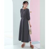 バックベルト・ウエストタック ロングワンピース | RUIRUE BOUTIQUE | 詳細画像3