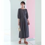 バックベルト・ウエストタック ロングワンピース | RUIRUE BOUTIQUE | 詳細画像5