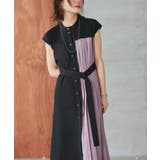 プリーツパネル・フレンチスリーブ ロングワンピース | RUIRUE BOUTIQUE | 詳細画像22