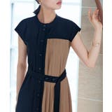 プリーツパネル・フレンチスリーブ ロングワンピース | RUIRUE BOUTIQUE | 詳細画像9