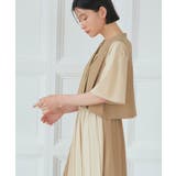 バイカラーシャツプリーツ半袖ワンピース | RUIRUE BOUTIQUE | 詳細画像5