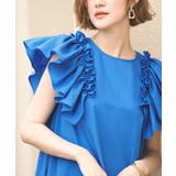 ショルダーフリルAラインリラクシーワンピース | RUIRUE BOUTIQUE | 詳細画像10