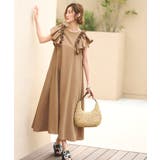 ショルダーフリルAラインリラクシーワンピース | RUIRUE BOUTIQUE | 詳細画像16