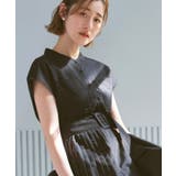 サイドプリーツ・アシンメトリーワンピース(ベルト付き) | RUIRUE BOUTIQUE | 詳細画像11