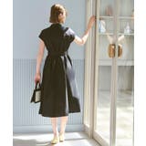 サイドプリーツ・アシンメトリーワンピース(ベルト付き) | RUIRUE BOUTIQUE | 詳細画像12